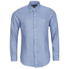 Polo Ralph Lauren Hosszú ujjú ingek CHEMISE COUPE DROITE EN LIN Kék EU L