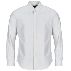 Polo Ralph Lauren Hosszú ujjú ingek CHEMISE COUPE DROITE EN OXFORD Bézs EU M