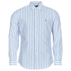 Polo Ralph Lauren Hosszú ujjú ingek CHEMISE COUPE DROITE EN OXFORD Kék EU XS