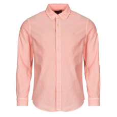 Polo Ralph Lauren Hosszú ujjú ingek CHEMISE DROITE CUSTOM EN OXFORD LEGER TEINTURE MINERALE Rózsaszín EU L