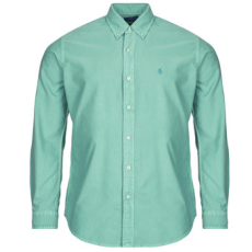 Polo Ralph Lauren Hosszú ujjú ingek CHEMISE DROITE CUSTOM EN OXFORD LEGER Zöld EU XL