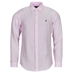 Polo Ralph Lauren Hosszú ujjú ingek CHEMISE RAYEE COUPE DROITE EN LIN Sokszínű EU L