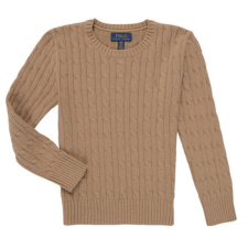 Polo Ralph Lauren Pulóverek LS CABLE CN-TOPS-SWEATER Barna 18 / 20 Jahre gyerek pulóver, kardigán