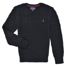 Polo Ralph Lauren Pulóverek LS CABLE CN-TOPS-SWEATER Fekete 14 / 16 Jahre gyerek pulóver, kardigán