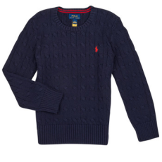 Polo Ralph Lauren Pulóverek LS CABLE CN-TOPS-SWEATER Tengerész 18 / 20 Jahre
