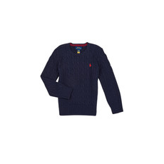 Polo Ralph Lauren Pulóverek LS CABLE CN-TOPS-SWEATER Tengerész 2 ans
