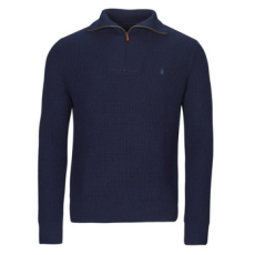 Polo Ralph Lauren Pulóverek PULL 1/2 ZIP EN LAINE MELANGE Tengerész EU XL