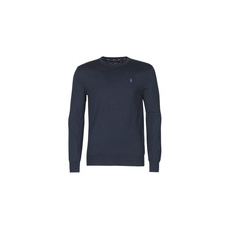 Polo Ralph Lauren Pulóverek PULL COL ROND AJUSTE EN COTON PIMA LOGO PONY PLAYER Kék EU XXL