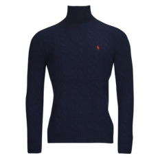 Polo Ralph Lauren Pulóverek PULL COL ROULE EN MAILLE TORSADEE Tengerész EU L