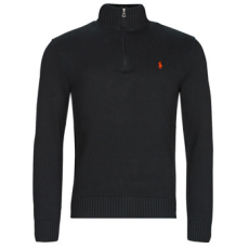 Polo Ralph Lauren Pulóverek PULL DEMI ZIP EN COTON Fekete EU M