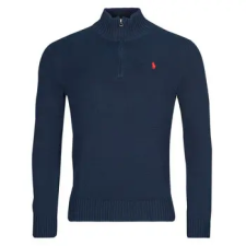 Polo Ralph Lauren Pulóverek PULL DEMI ZIP EN COTON Tengerész EU L férfi pulóver, kardigán