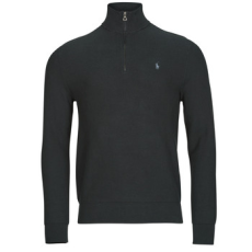 Polo Ralph Lauren Pulóverek PULL DEMI ZIP EN COTON TEXTURE Fekete EU S