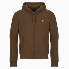 Polo Ralph Lauren Pulóverek SWEATSHIRT ZIPPE EN DOUBLE KNIT TECH Barna EU M férfi pulóver, kardigán