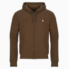 Polo Ralph Lauren Pulóverek SWEATSHIRT ZIPPE EN DOUBLE KNIT TECH Barna EU XL