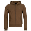 Polo Ralph Lauren Pulóverek SWEATSHIRT ZIPPE EN DOUBLE KNIT TECH Barna EU XS