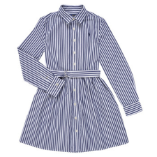 Polo Ralph Lauren Rövid ruhák HADLEELSDRSS-DRESSES-DAY DRESS Tengerész 7 éves lányka ruha