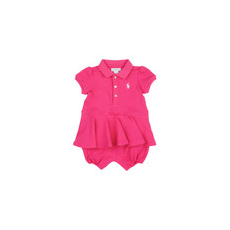 Polo Ralph Lauren Rövid ruhák SS PEPLUM BU-ONE PIECE-SHORTALL Rózsaszín 9 hónapos