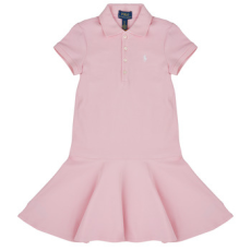 Polo Ralph Lauren Rövid ruhák SS POLO DRES-DRESSES-KNIT Rózsaszín 8 / 10 Jahre