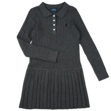 Polo Ralph Lauren Rövid ruhák SWEATER-DRESSES Szürke 7 Jahre