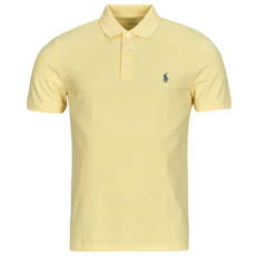Polo Ralph Lauren Rövid ujjú galléros pólók POLO AJUSTE COUPE DROITE FITEE FIT EN COTON STRETCH MESH Citromsárga EU L