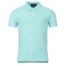 Polo Ralph Lauren Rövid ujjú galléros pólók POLO AJUSTE SLIM FIT EN COTON STRETCH MESH Kék EU L
