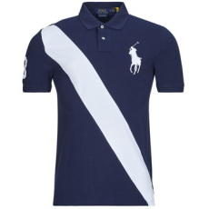 Polo Ralph Lauren Rövid ujjú galléros pólók POLO COUPE DROITE BIG POLO PLAYER Tengerész EU M