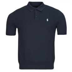 Polo Ralph Lauren Rövid ujjú galléros pólók POLO EN MAILLE EN PIMA COTON Tengerész EU M