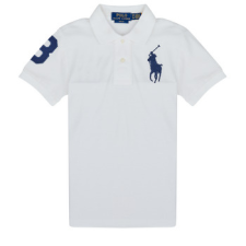Polo Ralph Lauren Rövid ujjú galléros pólók SLIM POLO Fehér 8 Jahre gyerek póló