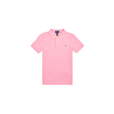 Polo Ralph Lauren Rövid ujjú galléros pólók SLIM POLO-TOPS-KNIT Rózsaszín 18 / 20 Jahre