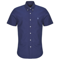 Polo Ralph Lauren Rövid ujjú ingek CHEMISE EN POPELINE UNIE Tengerész EU L