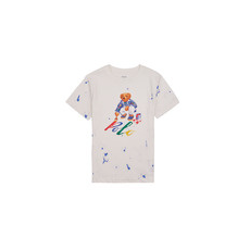 Polo Ralph Lauren Rövid ujjú pólók BEAR SS CN-KNIT SHIRTS-T-SHIRT Fehér 5 ans