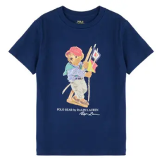 Polo Ralph Lauren Rövid ujjú pólók KNIT-T-SHIRT Tengerész 6 éves