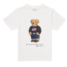 Polo Ralph Lauren Rövid ujjú pólók SS CN-TOPS-T-SHIRT Fehér 14 / 16 Jahre