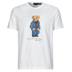 Polo Ralph Lauren Rövid ujjú pólók T-SHIRT AJUSTE EN COTON POLO BEAR Fehér EU M