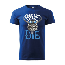  Póló Ride or die mintával - Kék M méretben ajándéktárgy