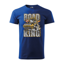 Póló Road king mintával - Kék XXXL méretben ajándéktárgy