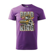 Póló Road king mintával - Lila S méretben ajándéktárgy