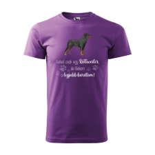 Póló Rottweiler mintával - Lila XXXL méretben ajándéktárgy