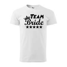 Póló Team bride mintával - Fehér XL méretben v4 ajándéktárgy