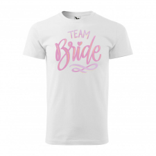  Póló Team bride mintával - Fehér XXXL méretben v2 ajándéktárgy