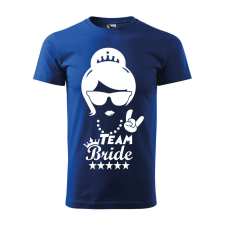  Póló Team bride mintával - Kék M méretben v3 ajándéktárgy