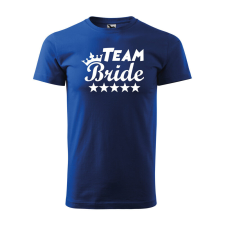 Póló Team bride mintával - Kék XXL méretben v4 ajándéktárgy