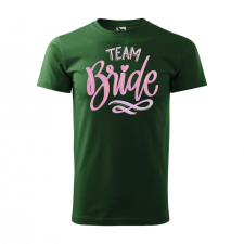 Póló Team bride mintával - Zöld XXL méretben v2 ajándéktárgy