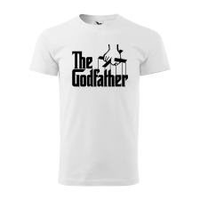  Póló The Godfather  mintával Fehér 4XL egyedi ajándék