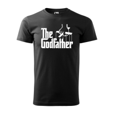 Póló The Godfather mintával - Fekete XXL méretben ajándéktárgy