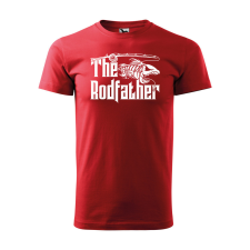  Póló The rodfather  mintával Piros 2XL egyedi ajándék