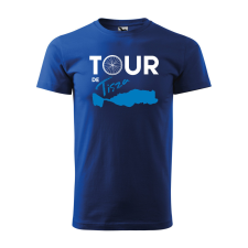  Póló Tour de Tisza  mintával Kék 4XL egyedi ajándék
