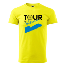 Póló Tour de Velence mintával - Sárga XXL méretben ajándéktárgy