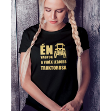Póló traktorosoknak - Traktoros feliratos gyerek póló női póló