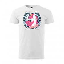  Póló Unikornis koszorúval mintával - Fehér XXXL méretben ajándéktárgy